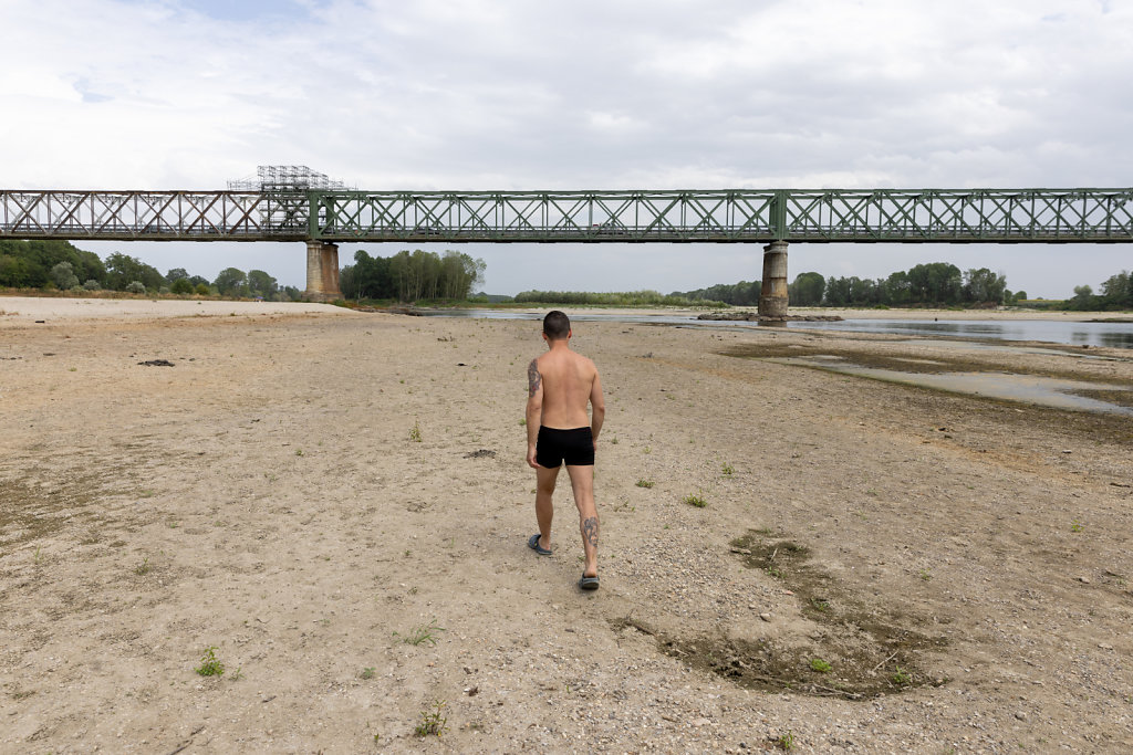 Drought In Northern Italy: The Aridity Of The Ticino River.