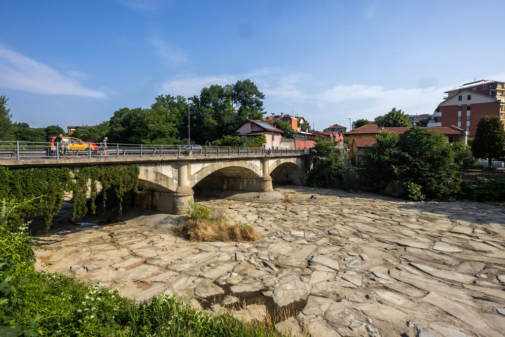 Drought In Northern Italy: The Aridity Of The Sangone River.