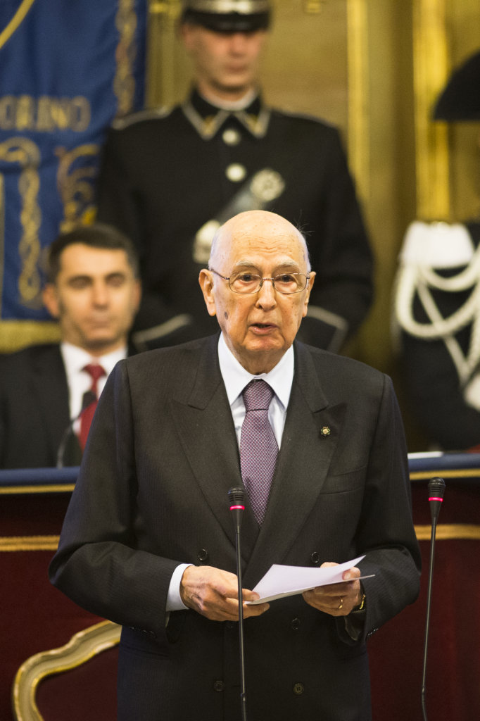  the 11th President of the Italian Republic Giorgio Napolitano 